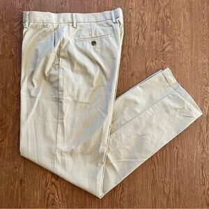 AMAZON ESSENTIALS Khaki Men’s Classic Fit Dress Pants 36 x 33